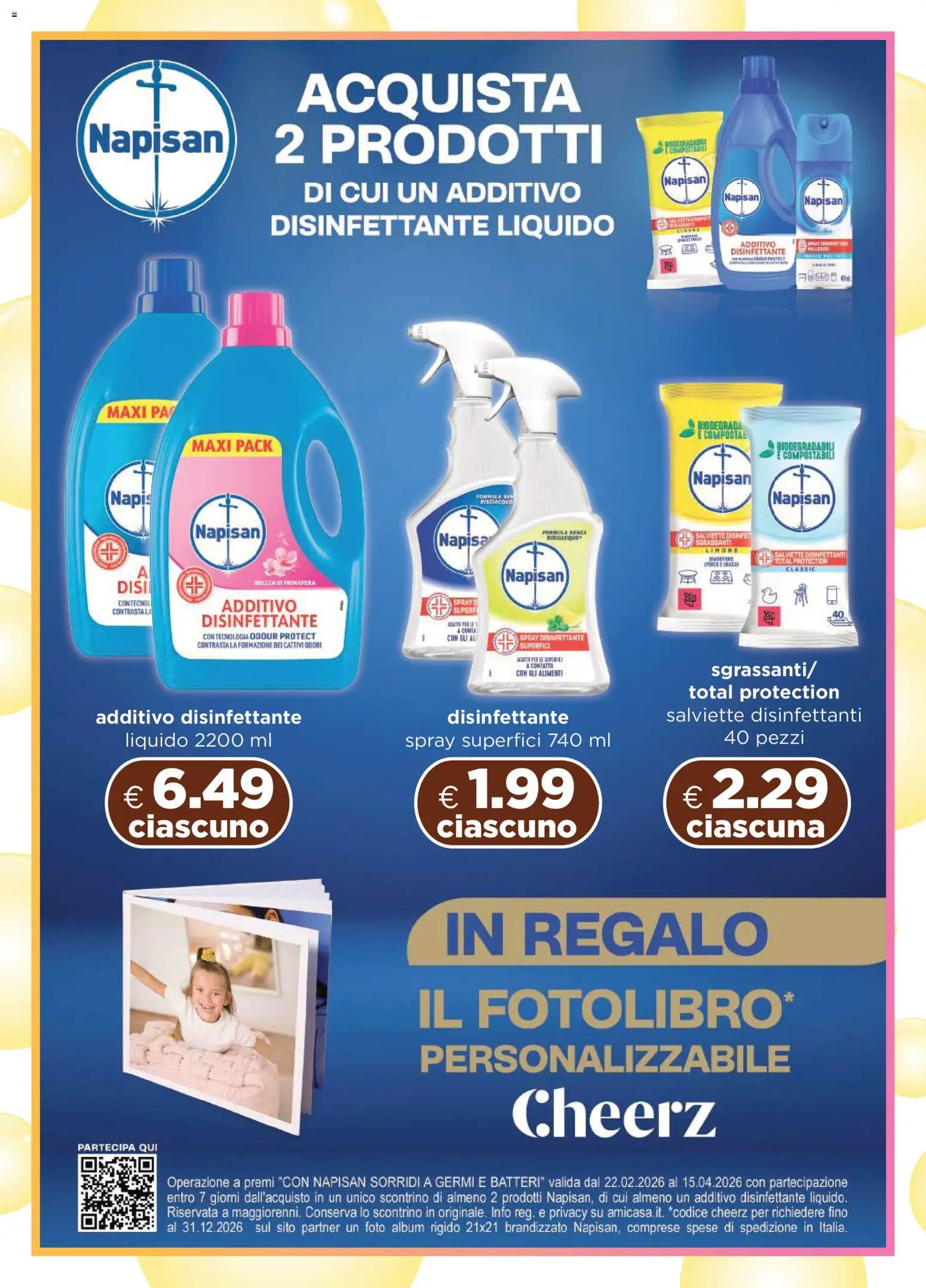 Volantino Acqua e Sapone del 22.02.2026 | Pagina: 4 | Prodotti: Spray disinfettante, Limone