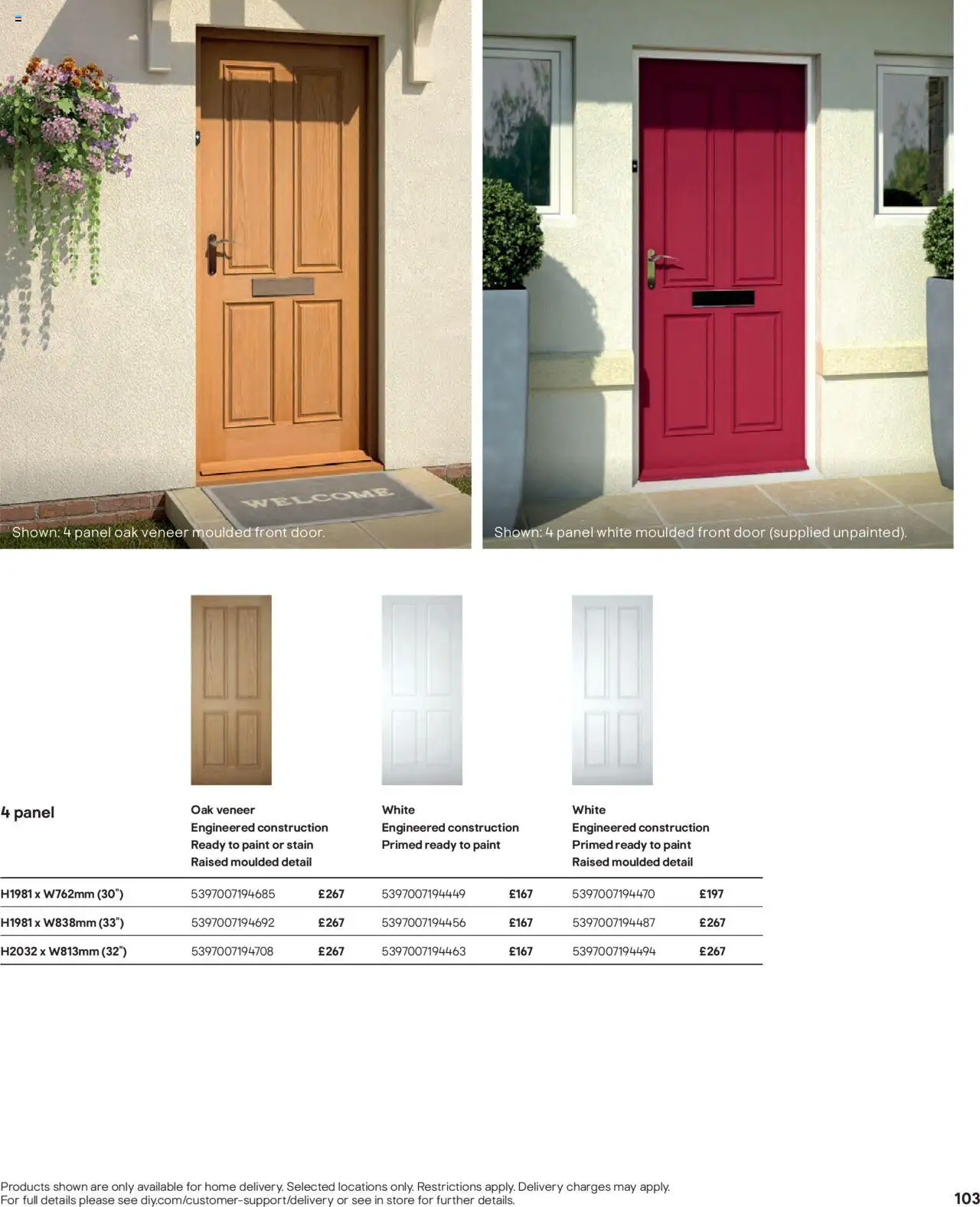 {H1} | Page: 103 | Products: Door, Paint