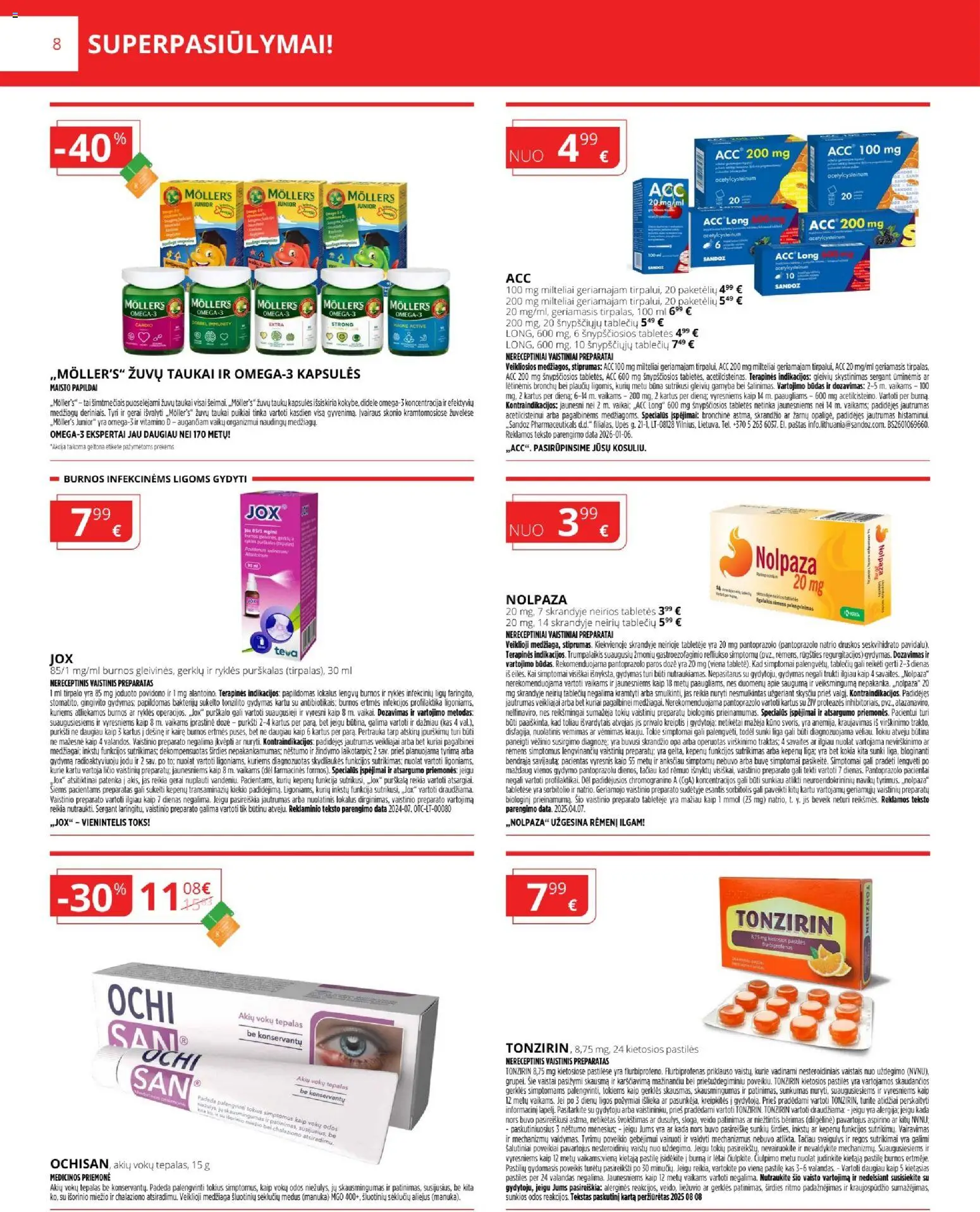 Gintarinė akcijos nuo 01.02.2026 | Puslapis: 8 | Prekių: Aliejus