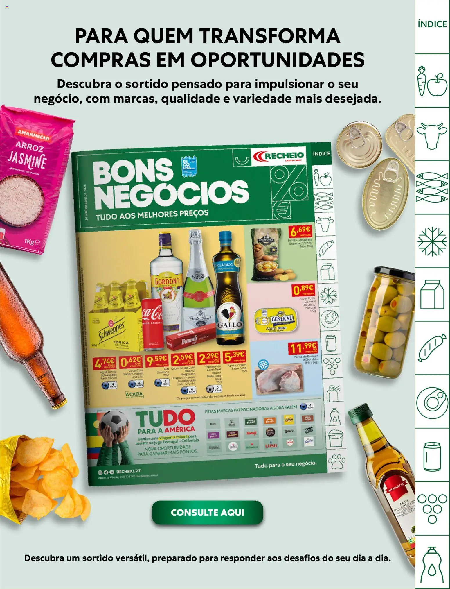 Recheio - Horeca Bons Negócios Madeira │ válido de 14.04.2026 | Página: 35 | Produtos: Batata, Atum, Espumante, Nespresso