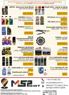 Elektro Spáčil leták od 17.09.2025 | Strana: 4 | Produkty: Oleje, Benzín, Destilovaná voda, Kola