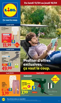 LIDL - Prévisualisation de LIDL catalogue les bonnes affaires de la semaine valide à partir de 13.04.2026