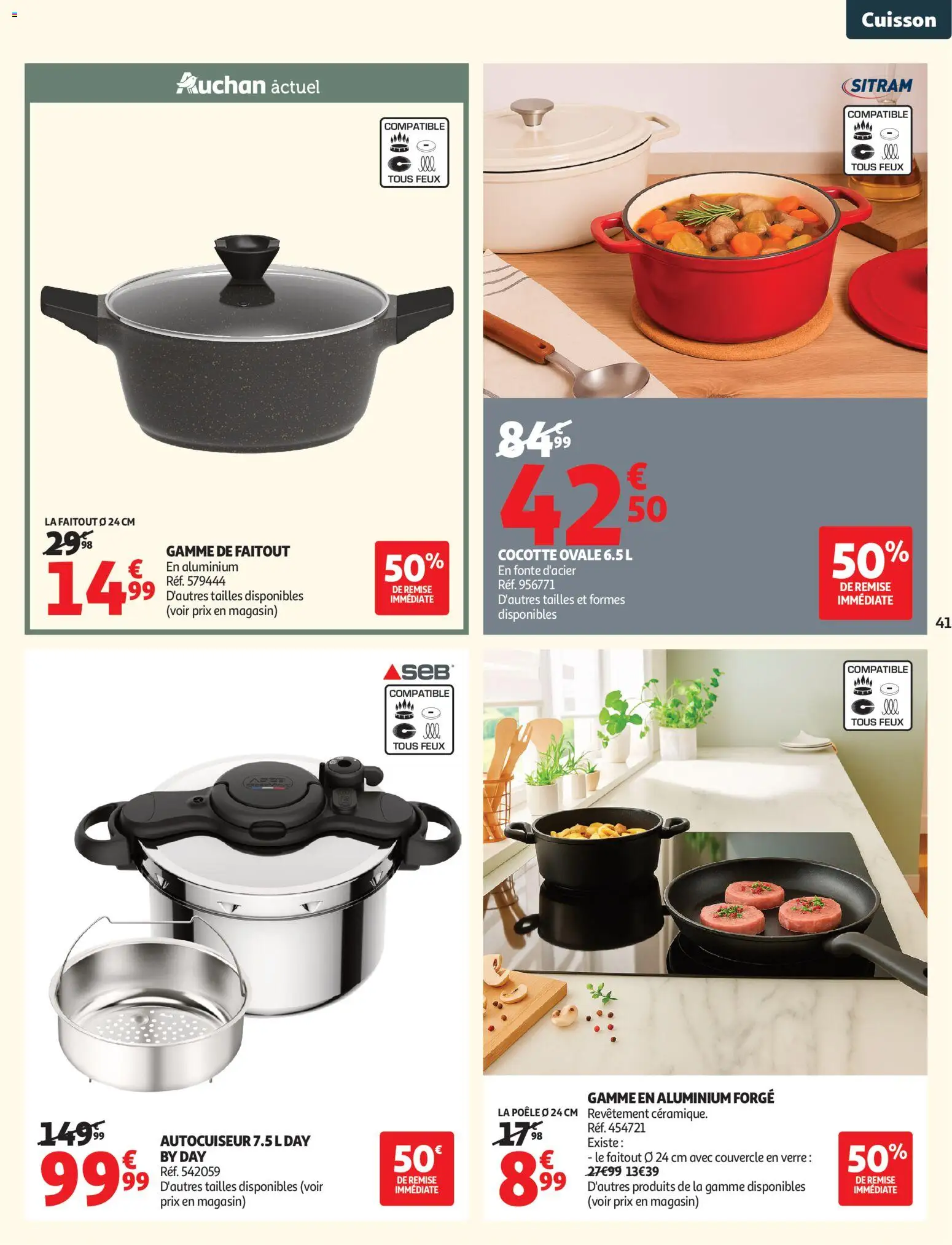 {H1} | Page: 41 | Produits: Poêle, Autocuiseur