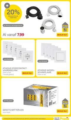 Praxis - Folder - Voorbeeld van een folder van Praxis, geldig van 29.12.2025 | Pagina: 44 | Producten: Stopcontact, Batterijen
