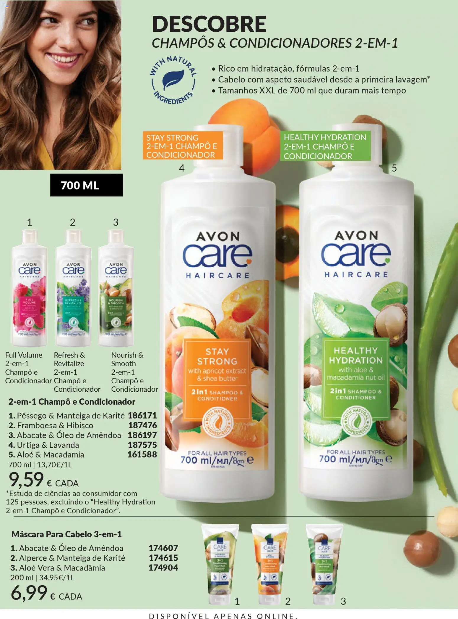 Catálogo Avon Campanha 3 │ válido de 01.03.2026 | Página: 184 | Produtos: Shampoo, Condicionador, Óleo, Abacate