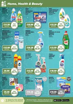 Preview of Bestway - The Big Deals Brochure valid from 27.03.2026 | Page: 28 | Products: Persil, Lenor, Towel, Honey