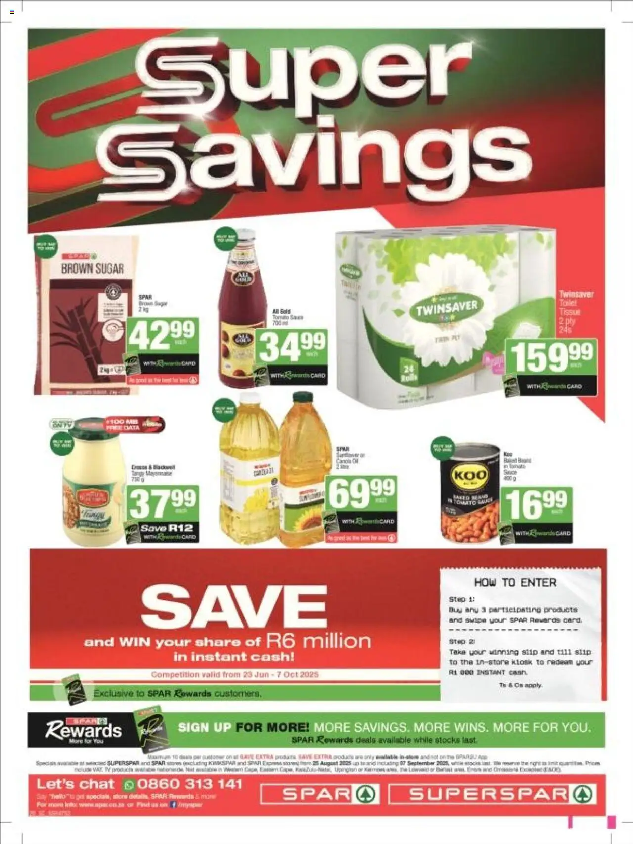 Spar - Gauteng - Weekly Specials │ valid from 25.08.2025 | Page: 16 | Products: Sauce, Sugar