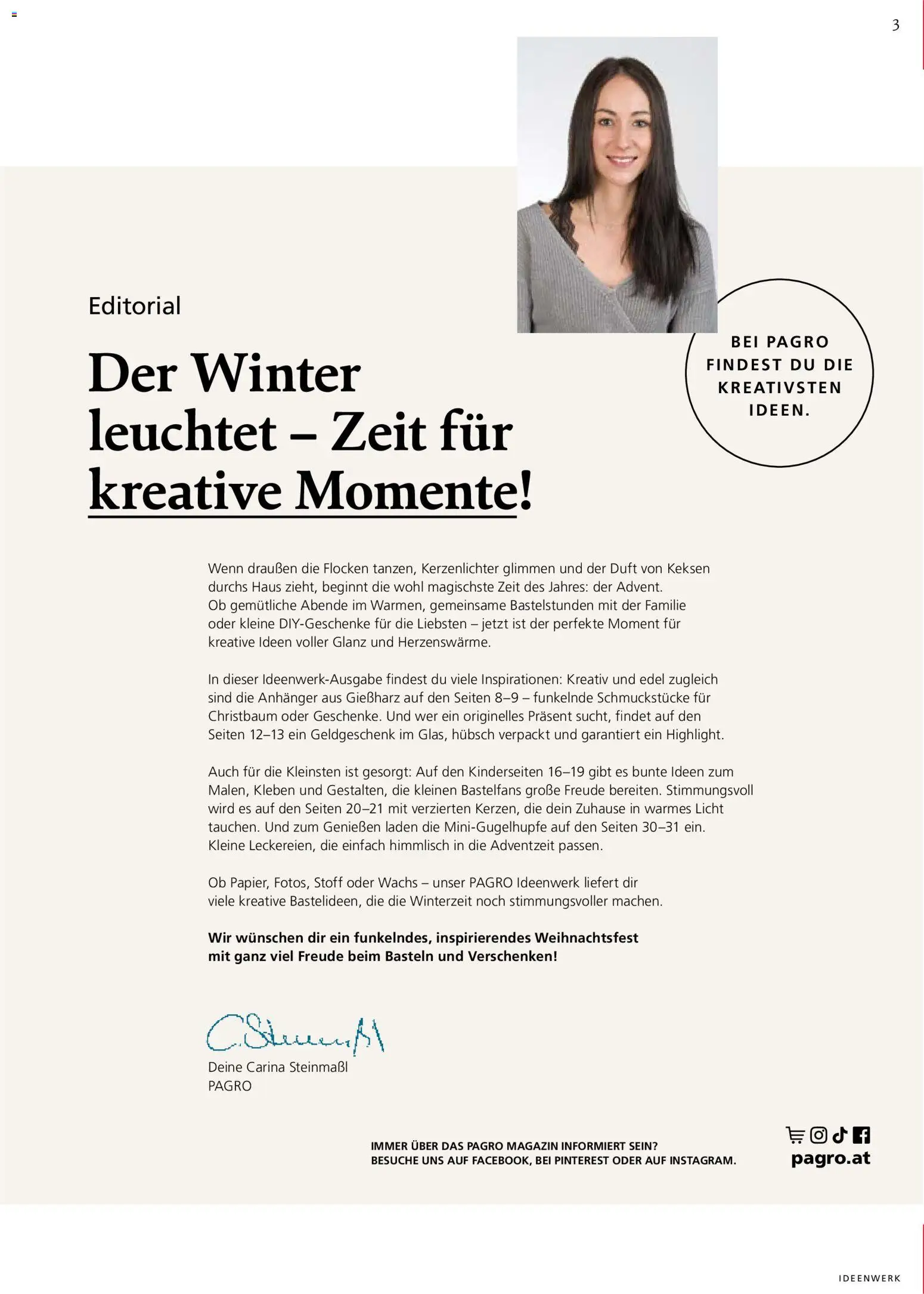 Pagro-Diskont  Ideenwerk gültig ab 05.11.2025 | Seite: 3 | Produkte: Flocken, Duft