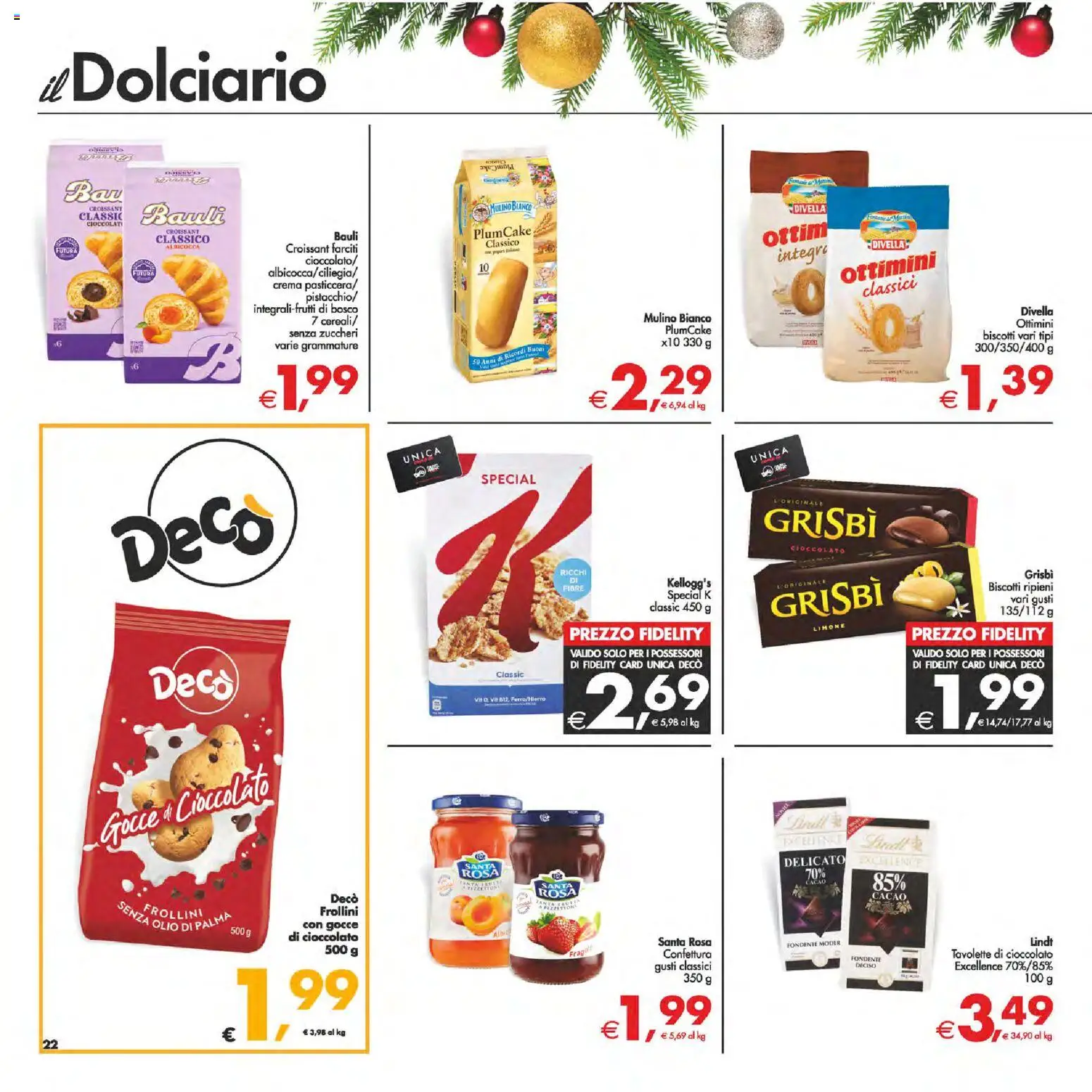 Volantino Decò del 05.12.2025 | Pagina: 22 | Prodotti: Crema, Cioccolato, Plumcake, Frollini