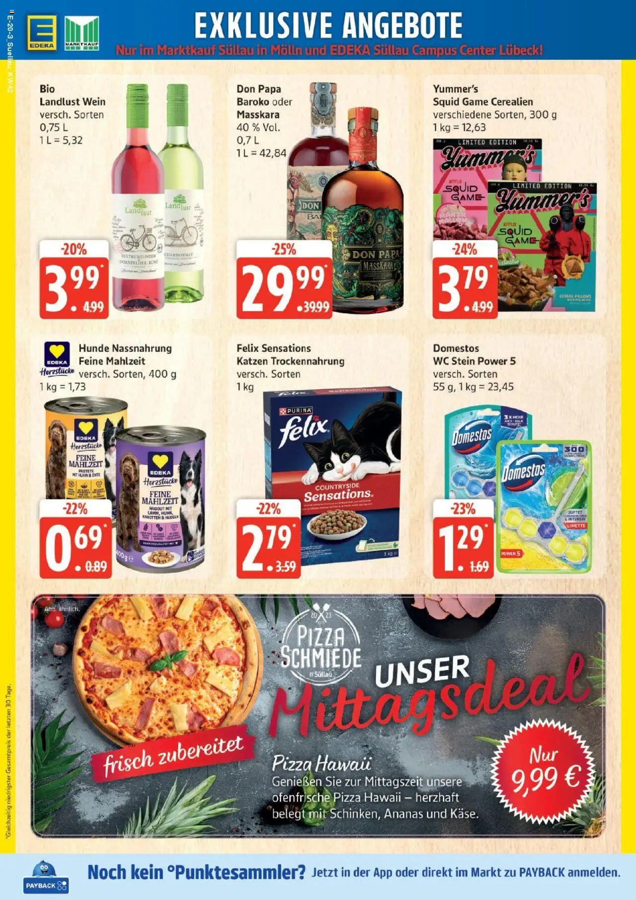 Marktkauf - Marktkauf: Wochenangebote – gültig ab 13.10.2025 | Seite: 20 | Produkte: WC Stein, Limette, Pizza, Wein