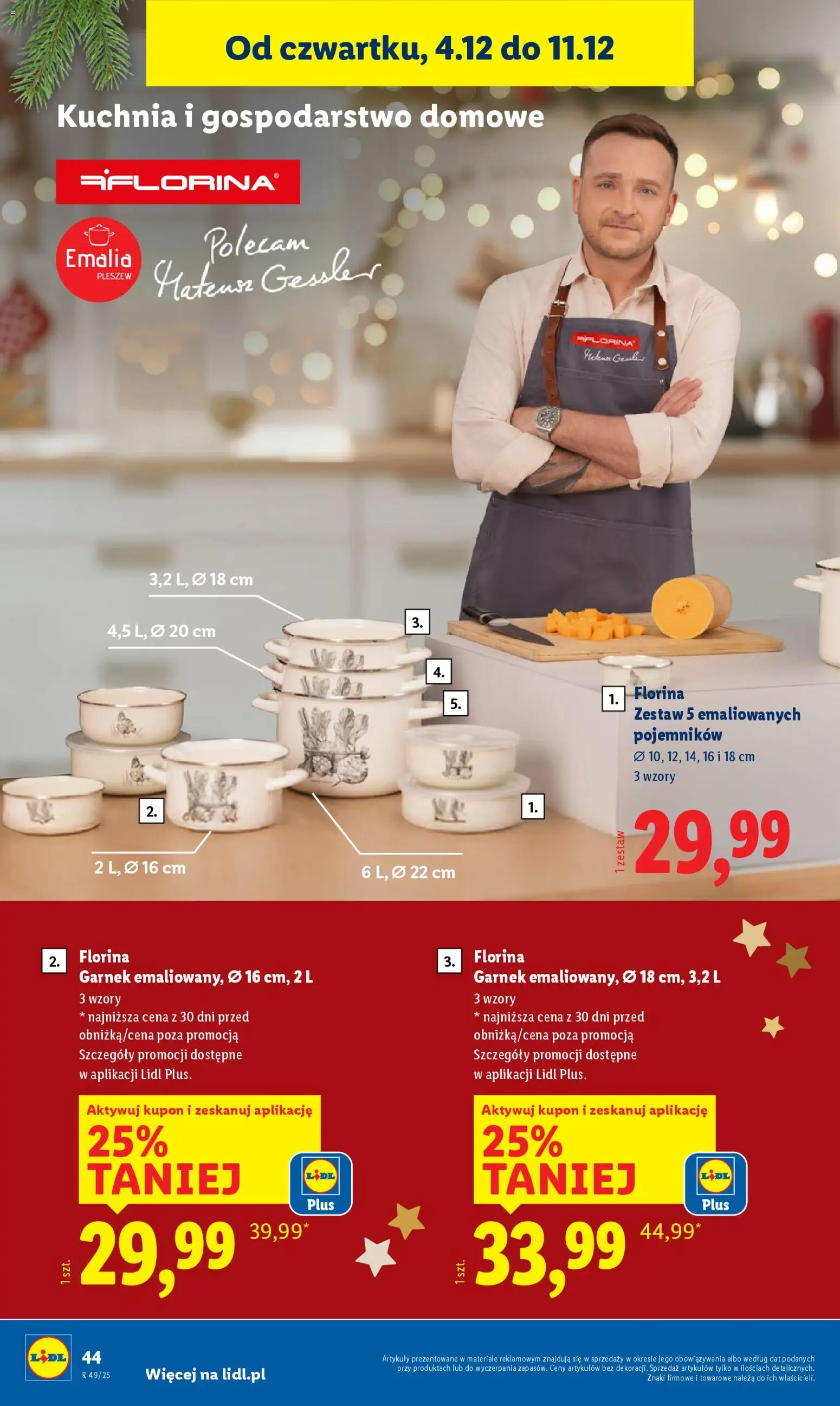 Lidl Gazetka - Cyber Monday od 01.12.2025 | Strona: 50 | Produkty: Garnek
