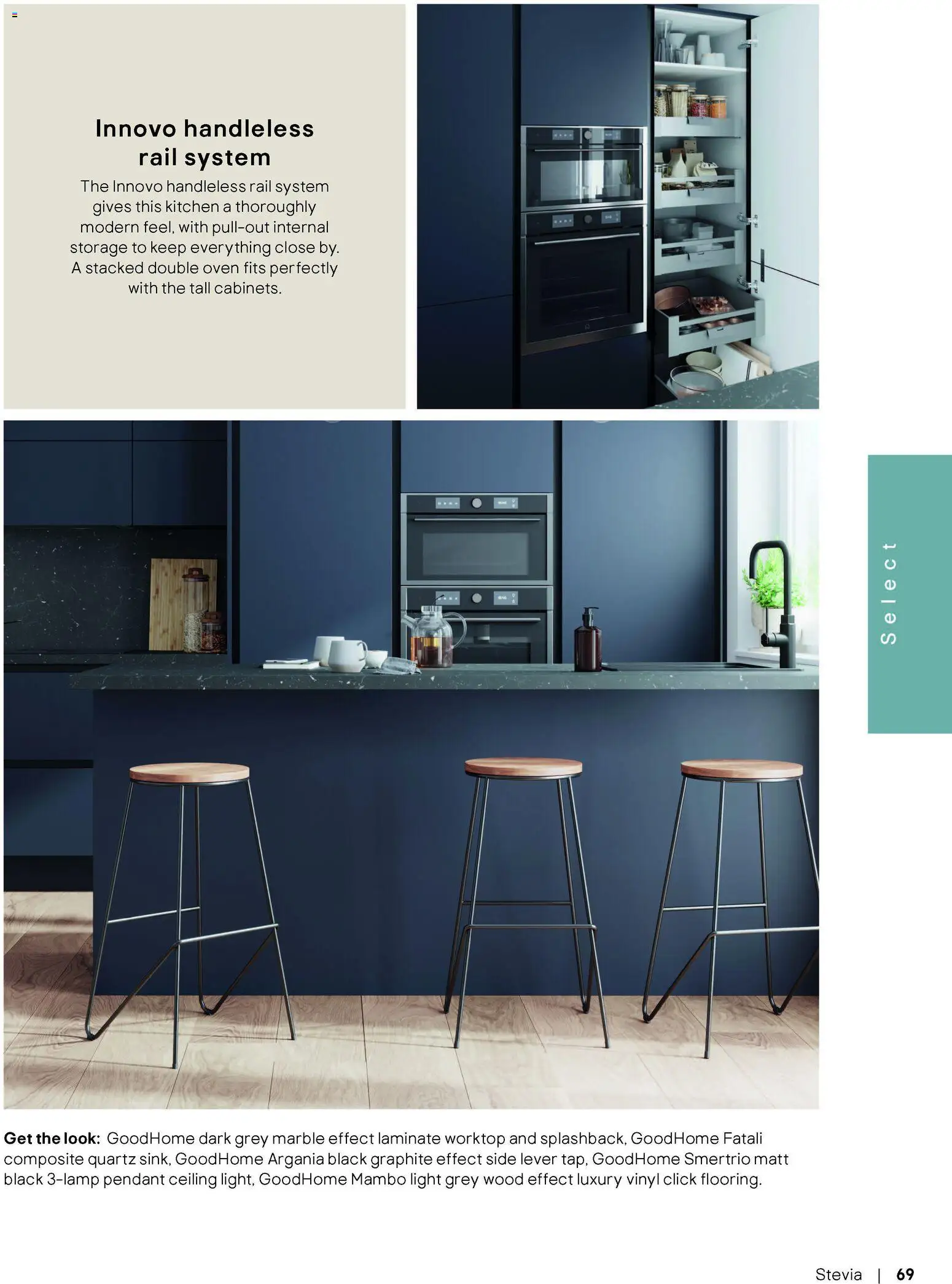 {H1} | Page: 69 | Products: Kitchen, Worktop, Laminate worktop, Oven
