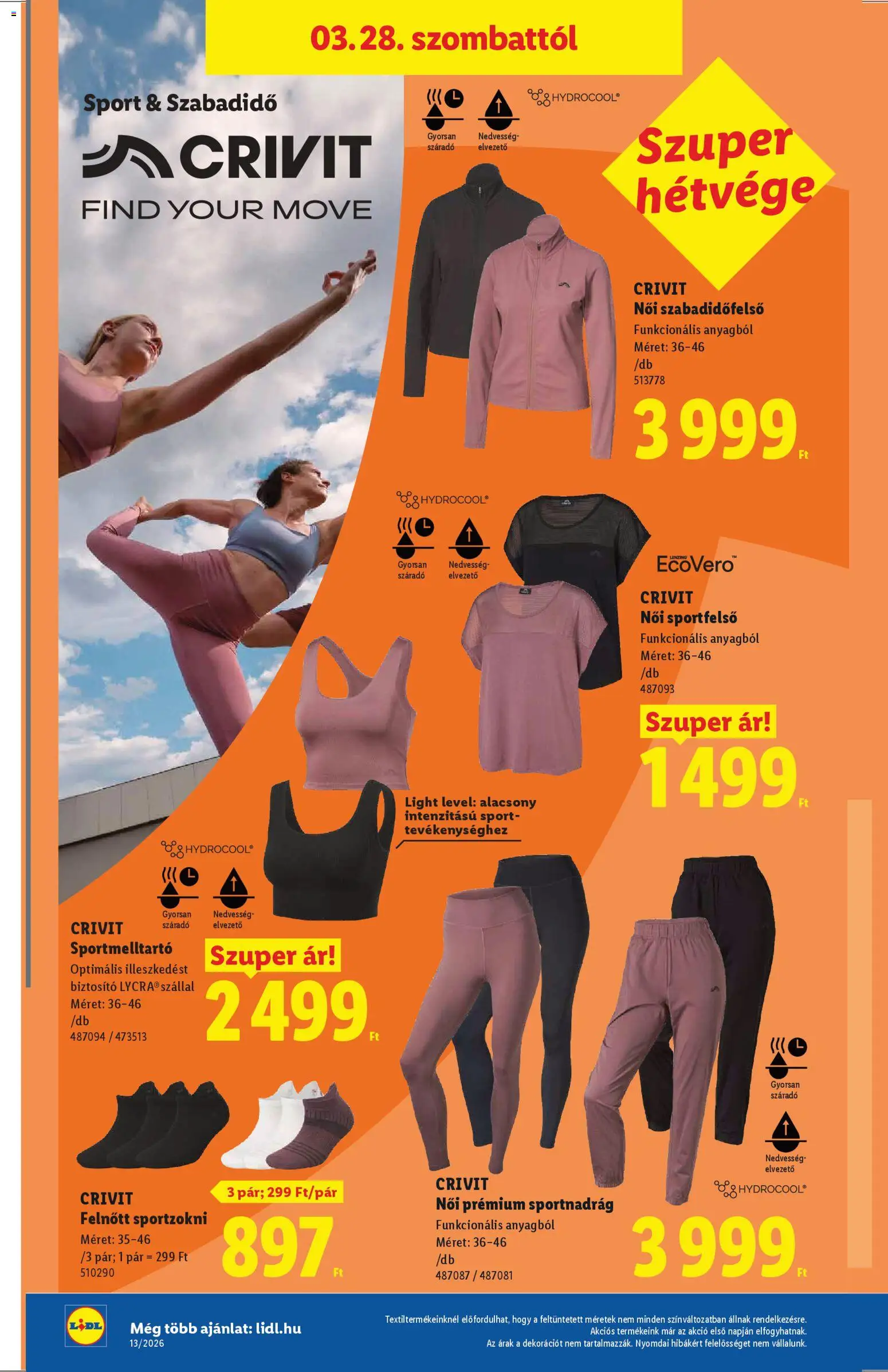 Lidl akciós ujság - amely érvényes a következő dátumtól: 26.03.2026 | Oldal: 48