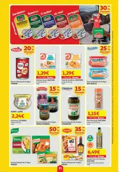 Pré-visualização Auchan folheto válido de 30.10.2025 | Página: 21 | Produtos: Caranguejo, Óleo, Tomate, Cogumelos