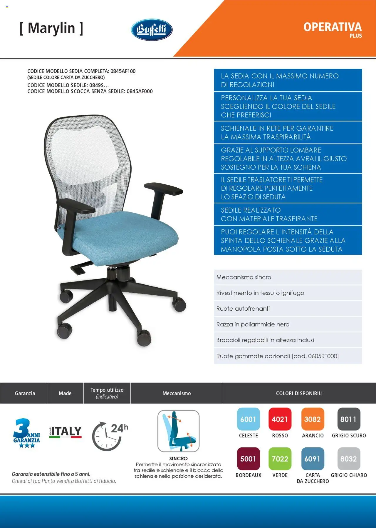 Volantino Buffetti del 28.06.2025 | Pagina: 109 | Prodotti: Braccioli, Zucchero, Sedia