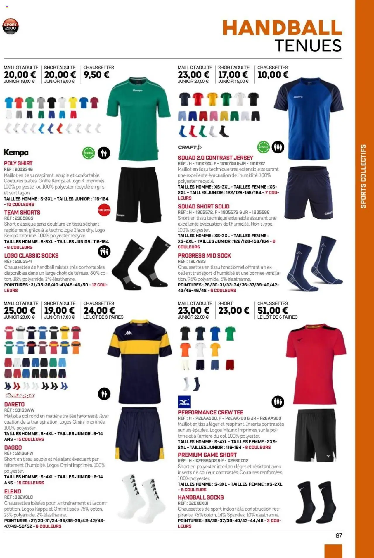 {H1} | Page: 87 | Produits: Shorts