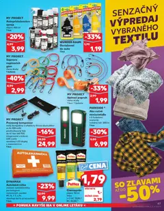 Kaufland SK Akciós újság - amely érvényes a következő dátumtól: 05.02.2026 | Oldal: 67 | Termékek: Parkside, Tök, Só