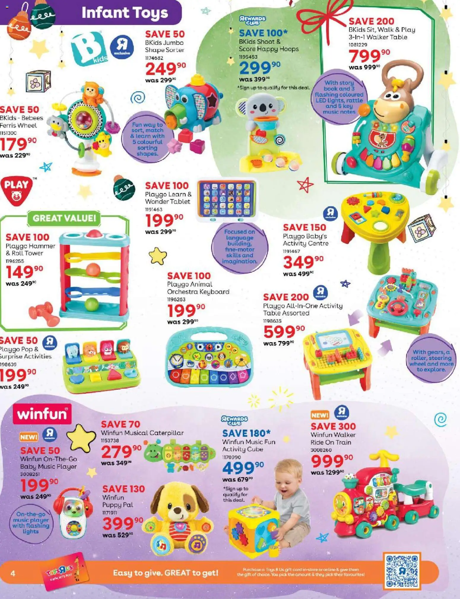 New Toys R Us catalogue – valid from 23.10.2025 | Page: 4 | Products: Keyboard, Player, Toys, Table