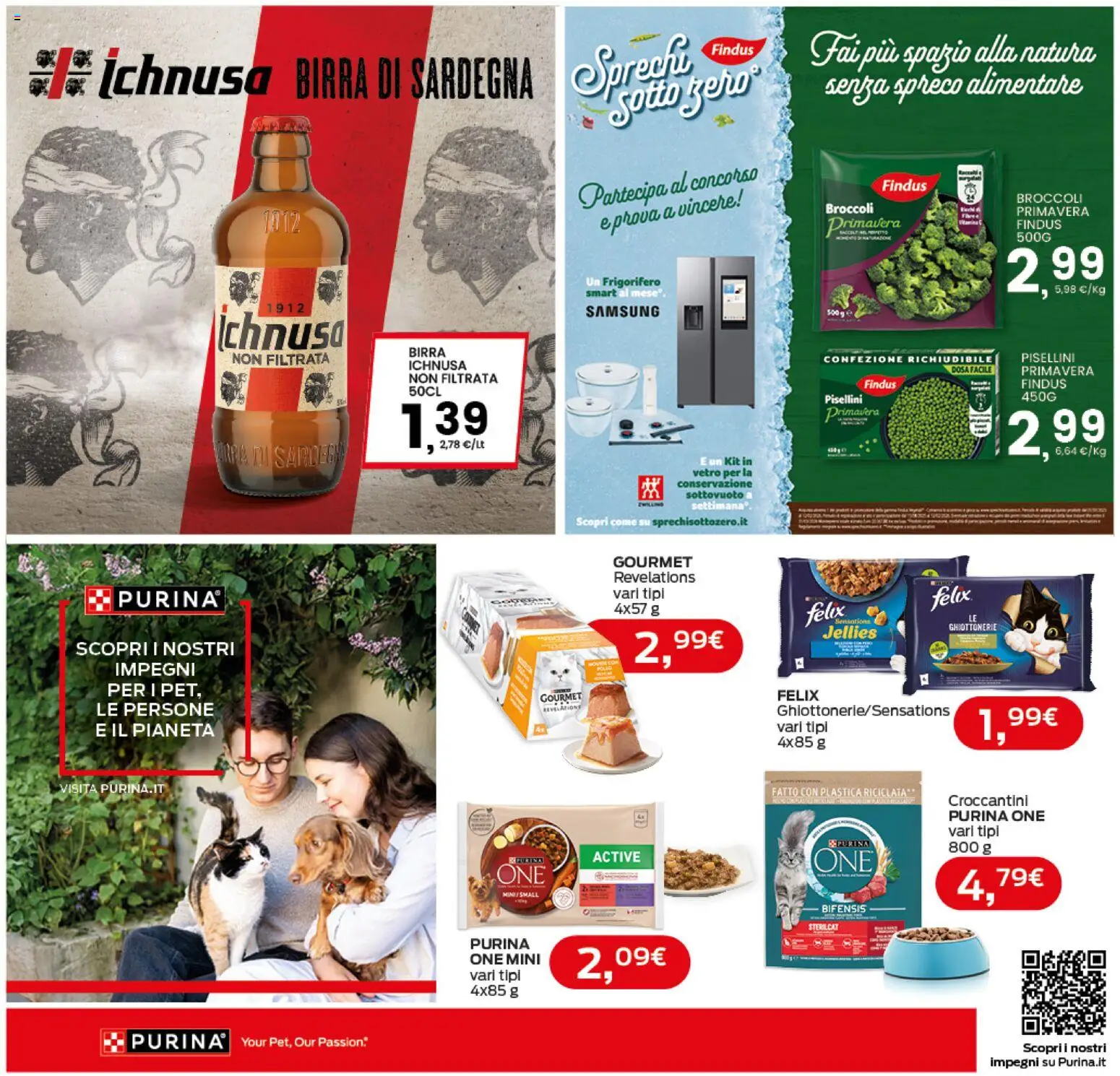 Volantino Interspar del 17.11.2025 | Pagina: 35 | Prodotti: Birra, Broccoli, Frigorifero, Samsung