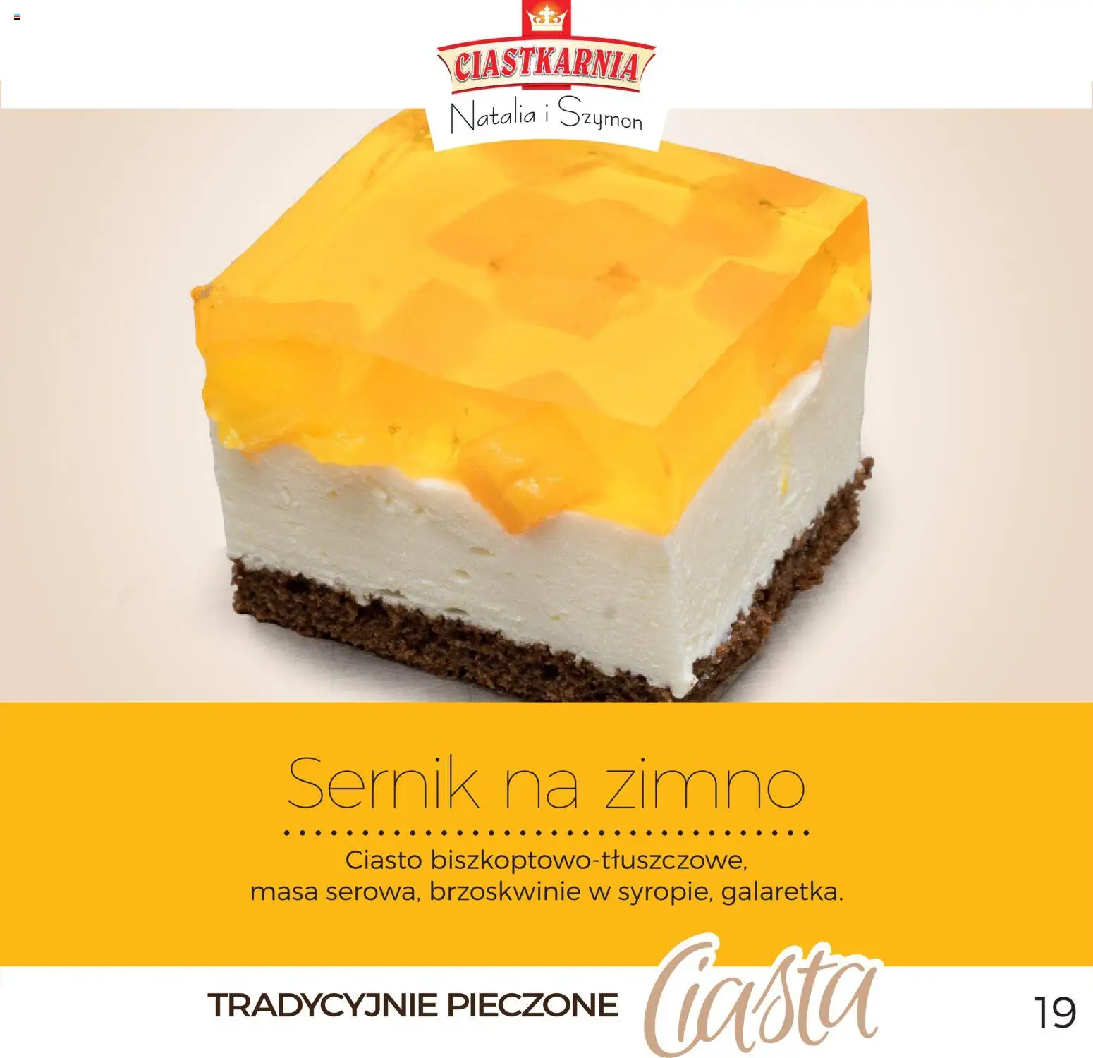 Topaz Gazetka - Ciasta  od 01.12.2025 | Strona: 19 | Produkty: Ciasto