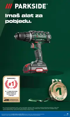 PARKSIDE, Akumulatorska bušilica/odvijač - Pregled kataloga iz trgovine Lidl, vrijedi od 27.12.2025 | Stranica: 25