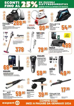 Volantino Expert del 11.09.2025 | Pagina: 6 | Prodotti: Arricciacapelli, Gin, Aspirapolvere, Ferro arricciacapelli