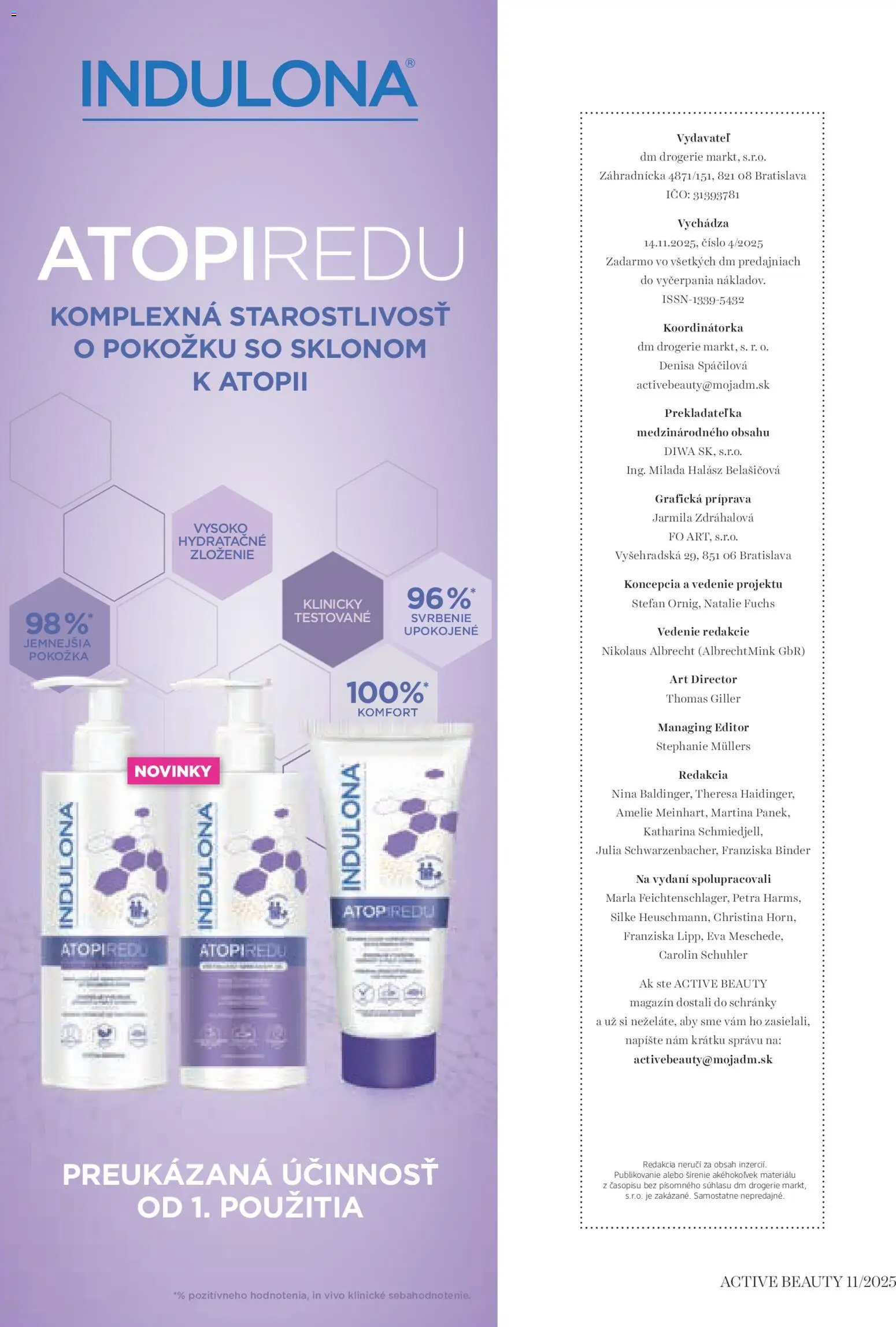 Nové dm drogerie akcie – leták je platný od 15.12.2025 | Strana: 6 | Produkty: Indulona