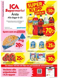 ICA Supermarket - Årsta - Förhandsvisning av reklamblad från butik ICA Supermarket aktuell från 11.08.2025