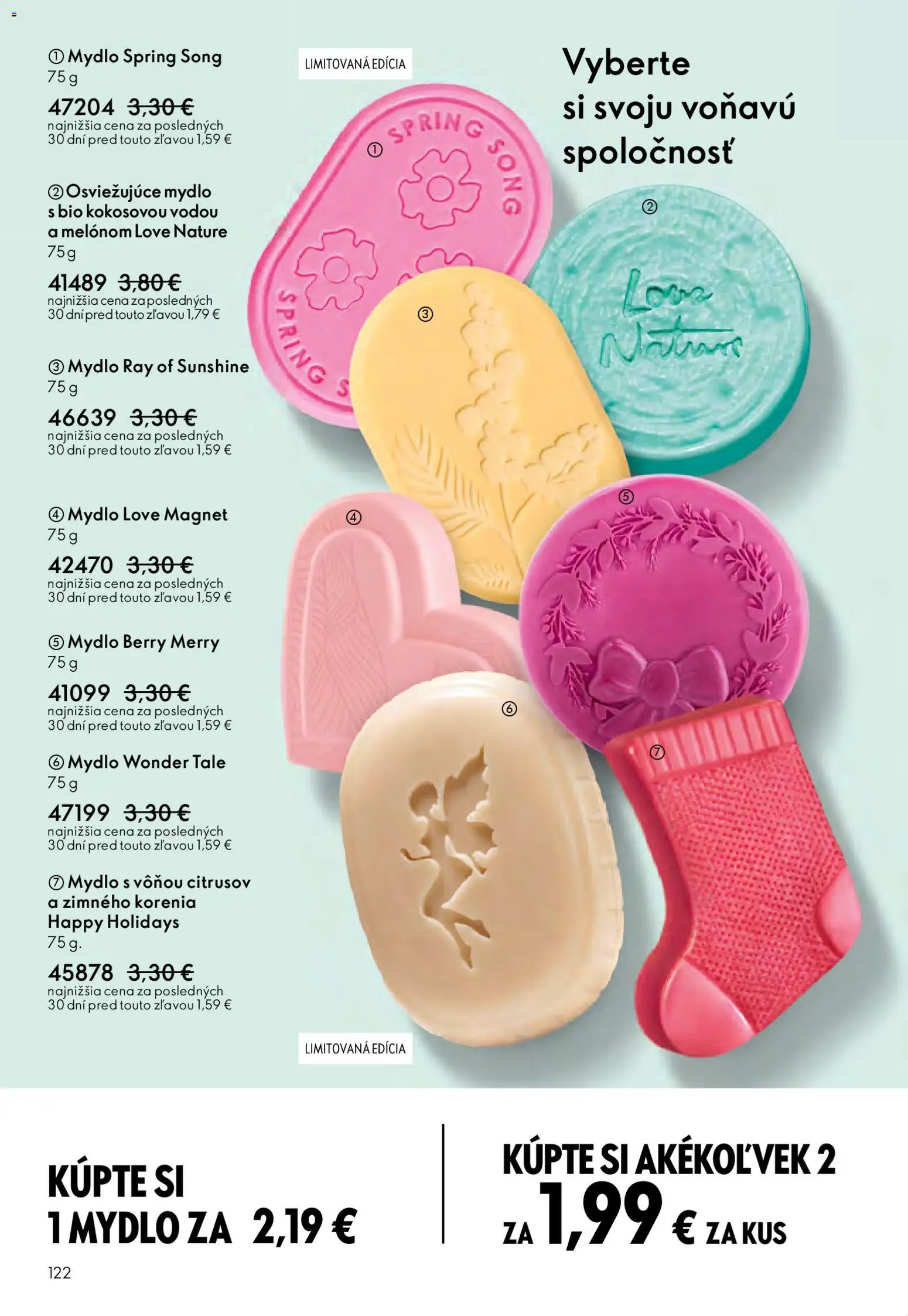 Nové Oriflame akcie – leták je platný od 15.04.2026 | Strana: 122 | Produkty: Mydlo