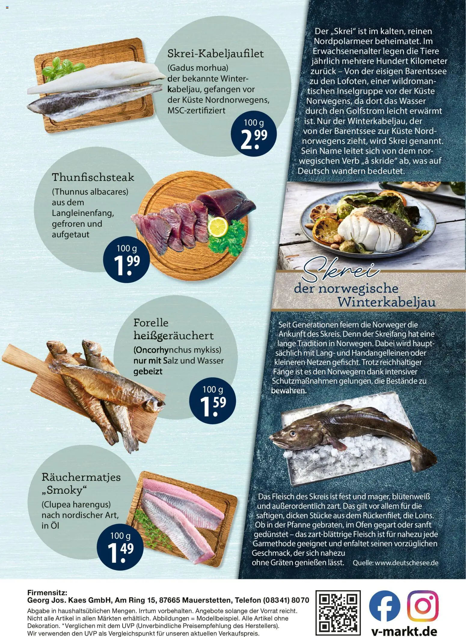 V-Markt  Fischangebote München – gültig ab 22.01.2026 | Seite: 2 | Produkte: Ofen, Öl, Wasser, Telefon