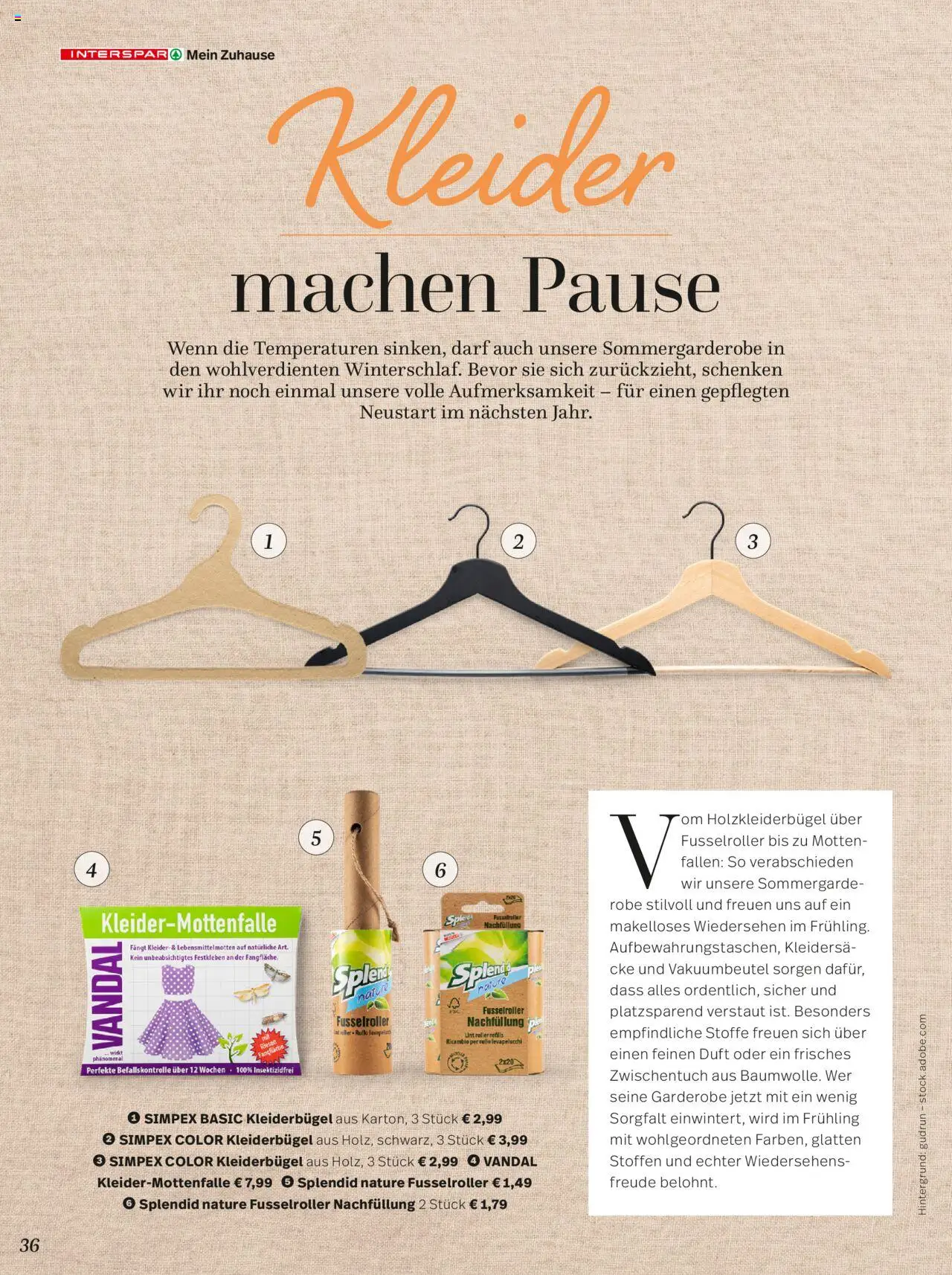 Maximarkt Mein Zuhause gültig ab 29.09.2025 | Seite: 36 | Produkte: Kleiderbügel, Duft