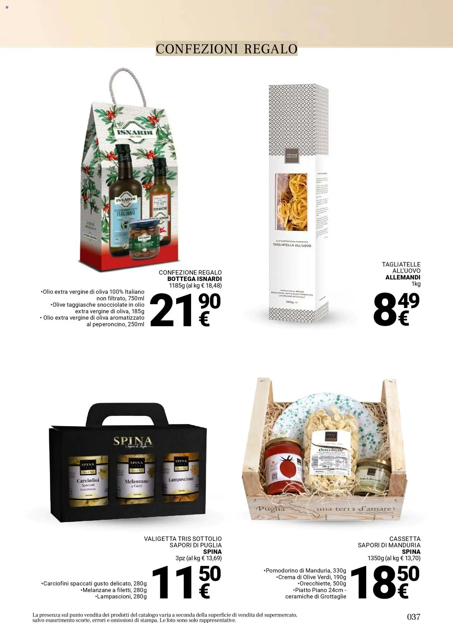 Volantino Gulliver del 17.11.2025 | Pagina: 37 | Prodotti: Tagliatelle, Olive, Peperoncino, Valigetta