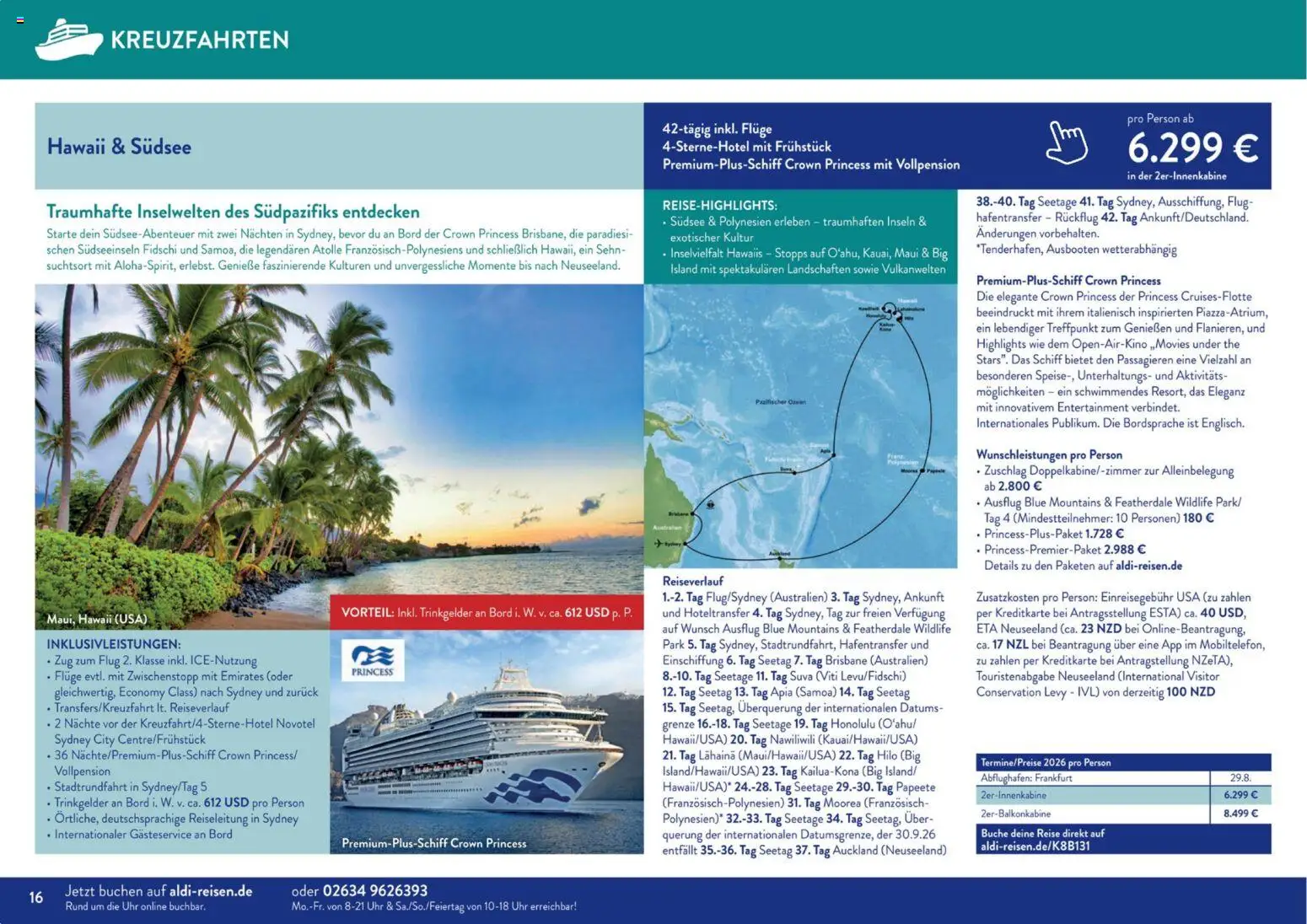 Aldi Reisen Unsere Traumreisen – gültig ab 01.01.2026 | Seite: 16