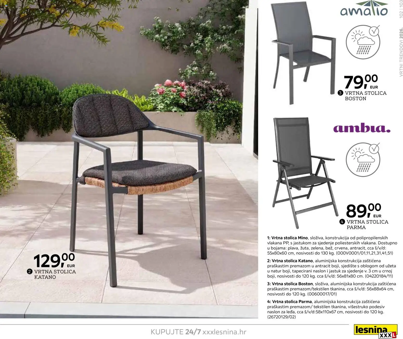 Lesnina katalog | vrijedi od 06.02.2026 | Stranica: 103 | Proizvodi: Jastuk, Stolica