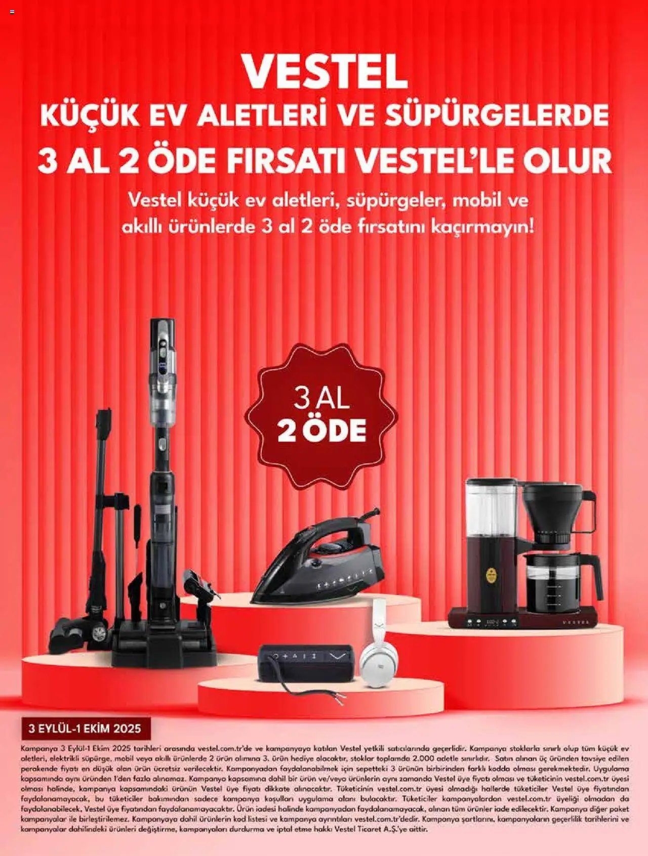 Vestel Mobil ve Akıllı Ürünler - 03.09.2025 tarihinden itibaren geçerlidir | Sayfa: 2