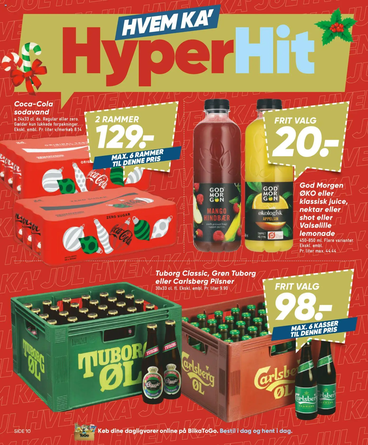 Bilka tilbudsavis – gyldig fra 28.11.2025 | Side: 10 | Produkter: Rammer, Mango, Sodavand, Hindbær