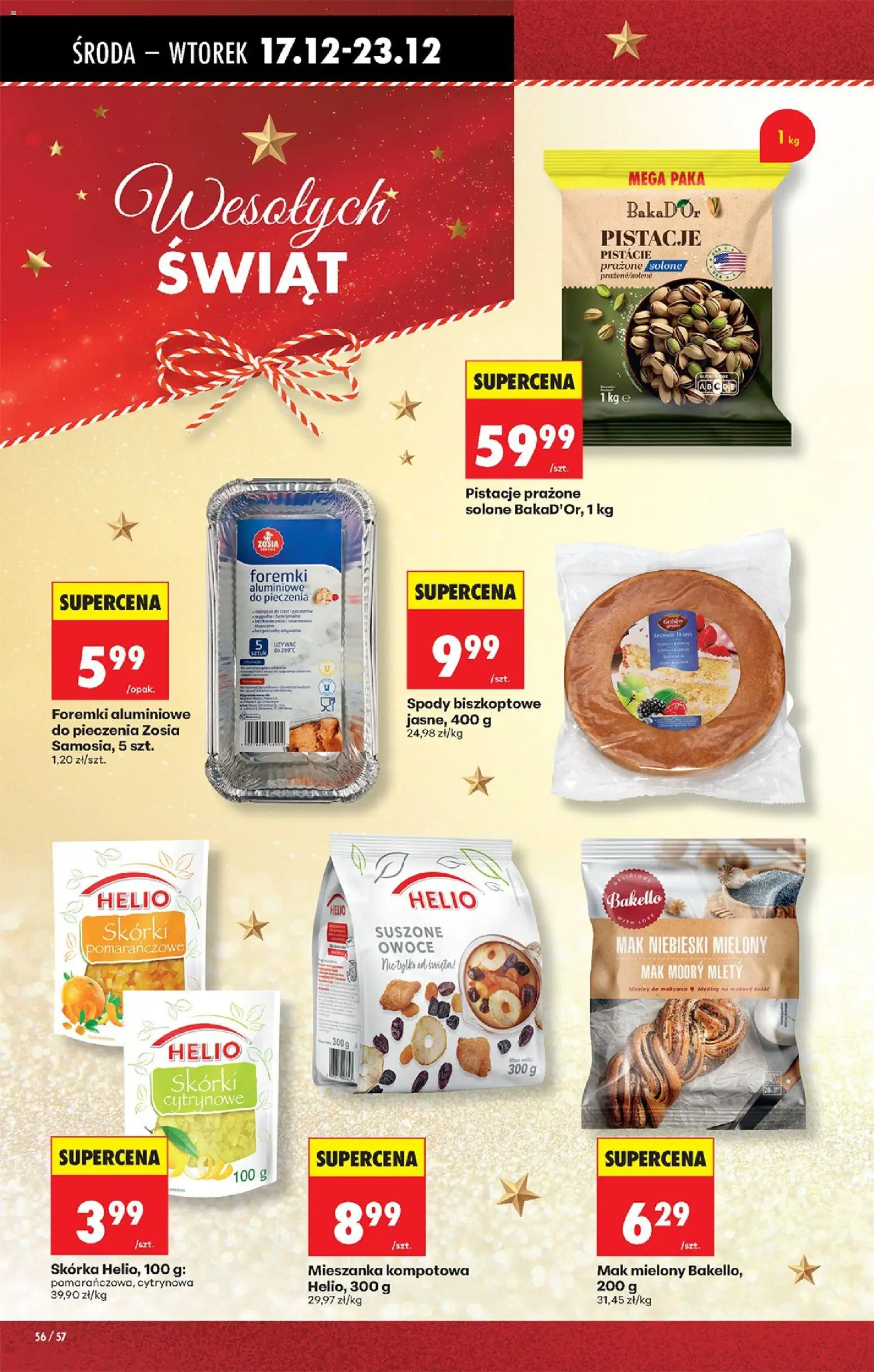 Biedronka gazetka - Oferta w tym tygodniu od 17.12.2025 | Strona: 64 | Produkty: Mak, Mak niebieski, Mak mielony, Owoce