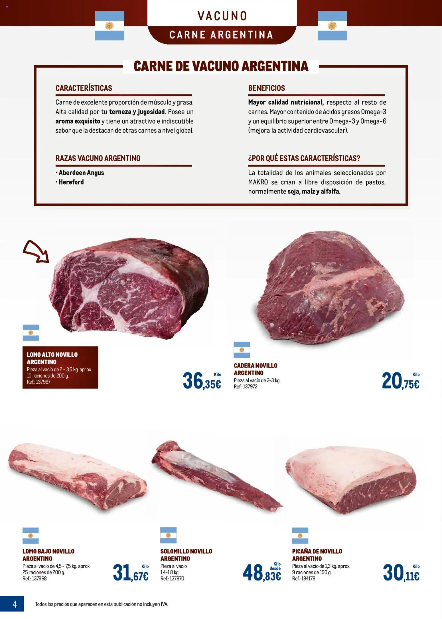 Makro - Especial Carnes Centro │ válido desde el 03.11.2025 | Página: 4