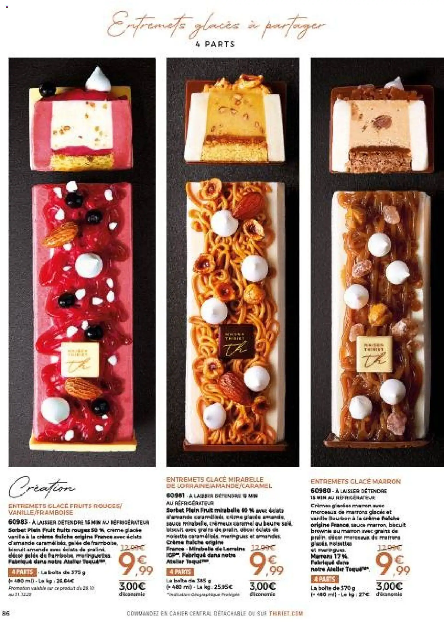 {H1} | Page: 86 | Produits: Glaces, Réfrigérateur, Bourbon, Crème