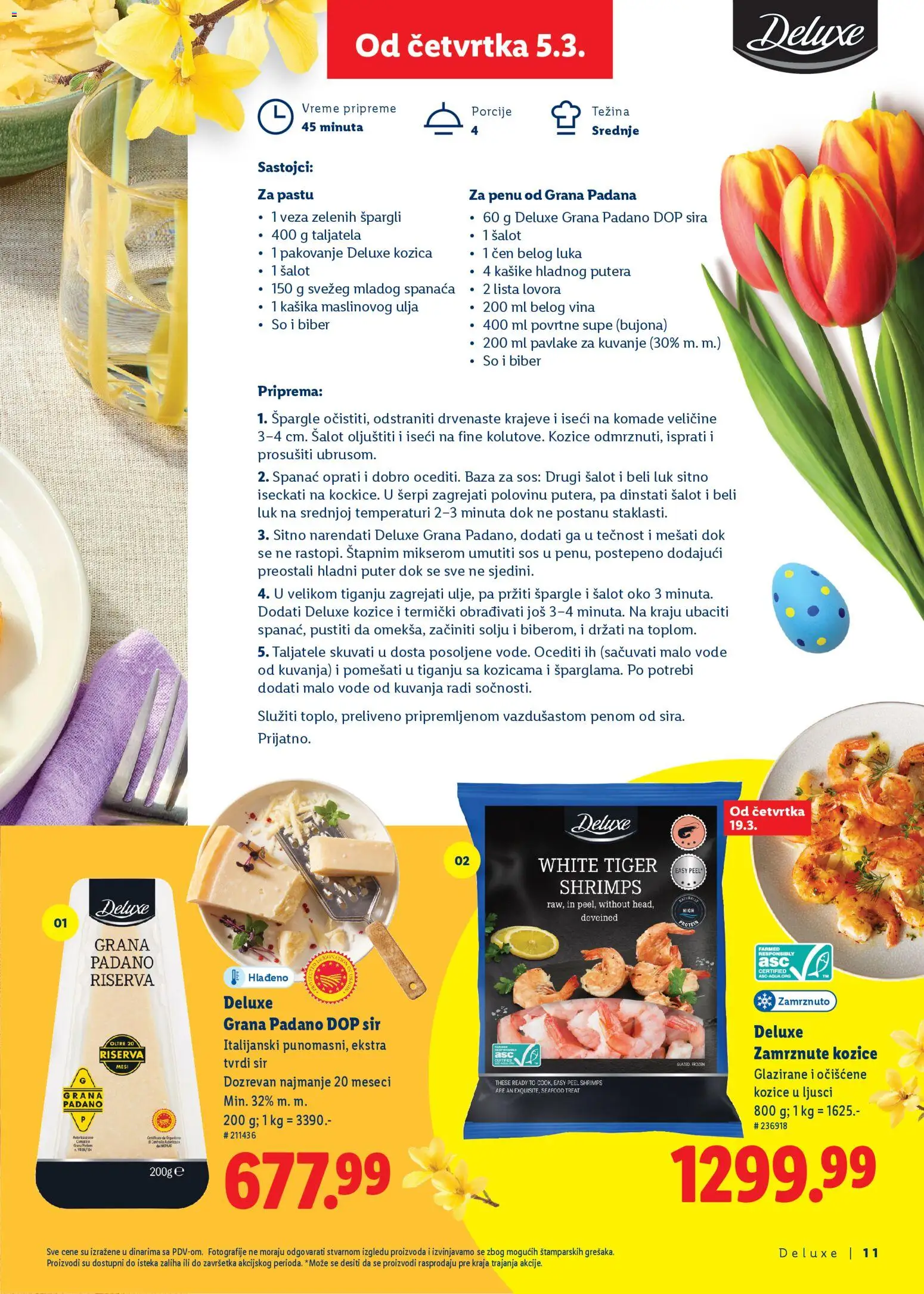 Lidl katalog - važi od 05.03.2026 | Strana: 11 | Proizvode: Spanać, So, Sos, Pakovanje