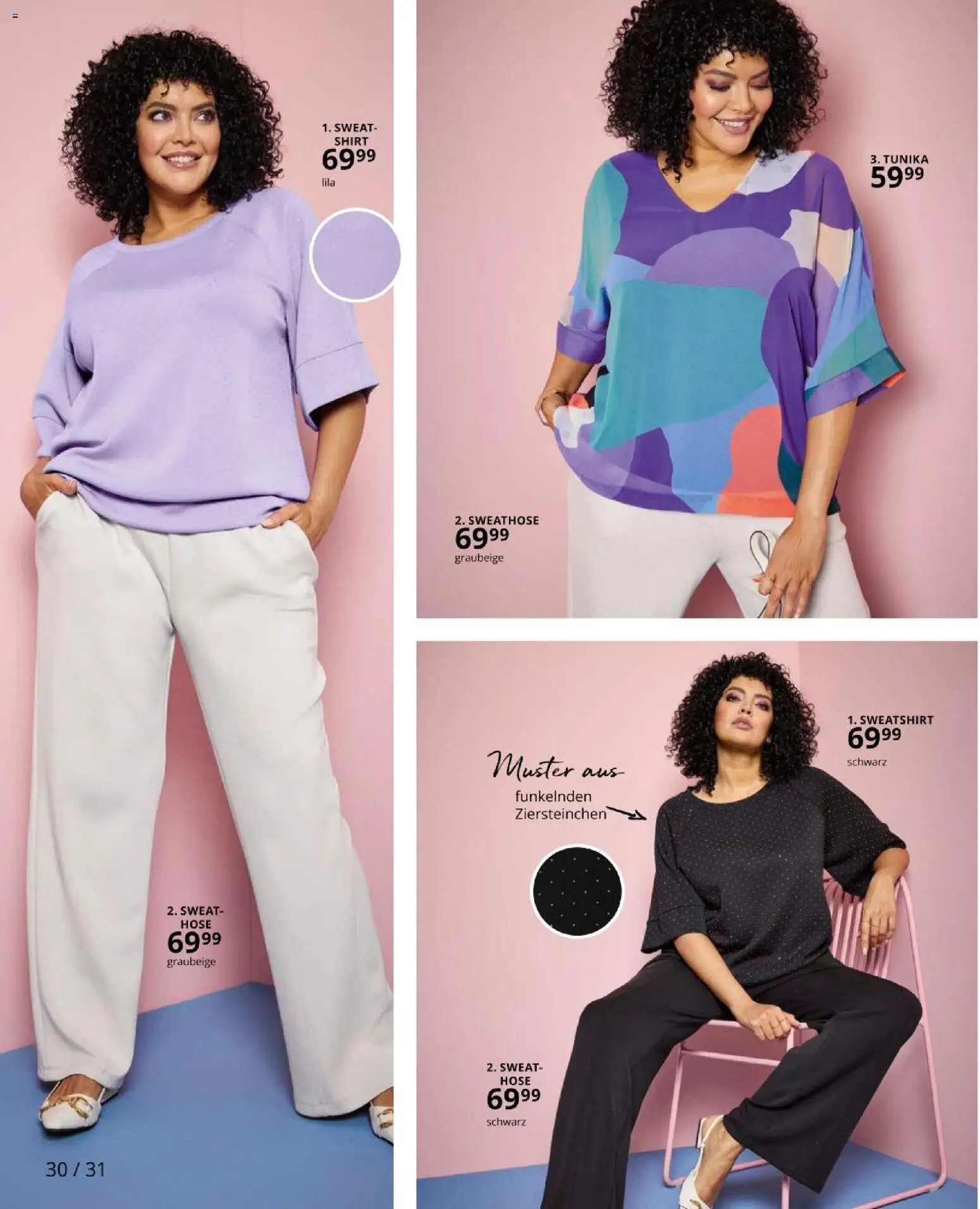 Ulla Popken akciós ujság - amely érvényes a következő dátumtól: 01.03.2026 | Oldal: 30 | Termékek: Tunika