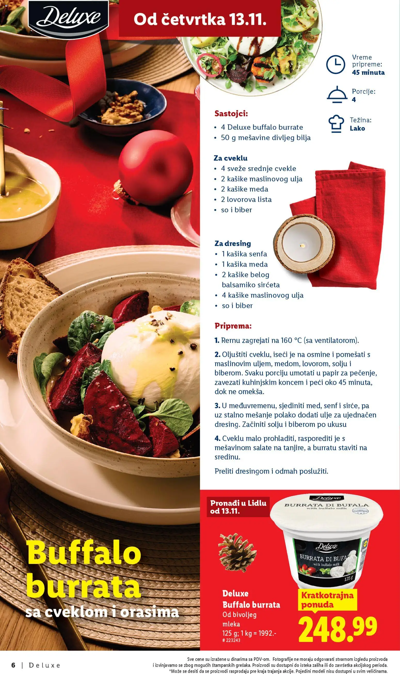 Lidl katalog - važi od 06.01.2026 | Strana: 6 | Proizvode: Senf, So, Burrata, Ulje