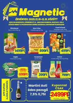 Magnetic Akciós újság - amely érvényes a következő dátumtól: 18.12.2025