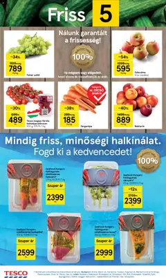 Tesco akciós ujság - amely érvényes a következő dátumtól: 21.08.2025 | Oldal: 2