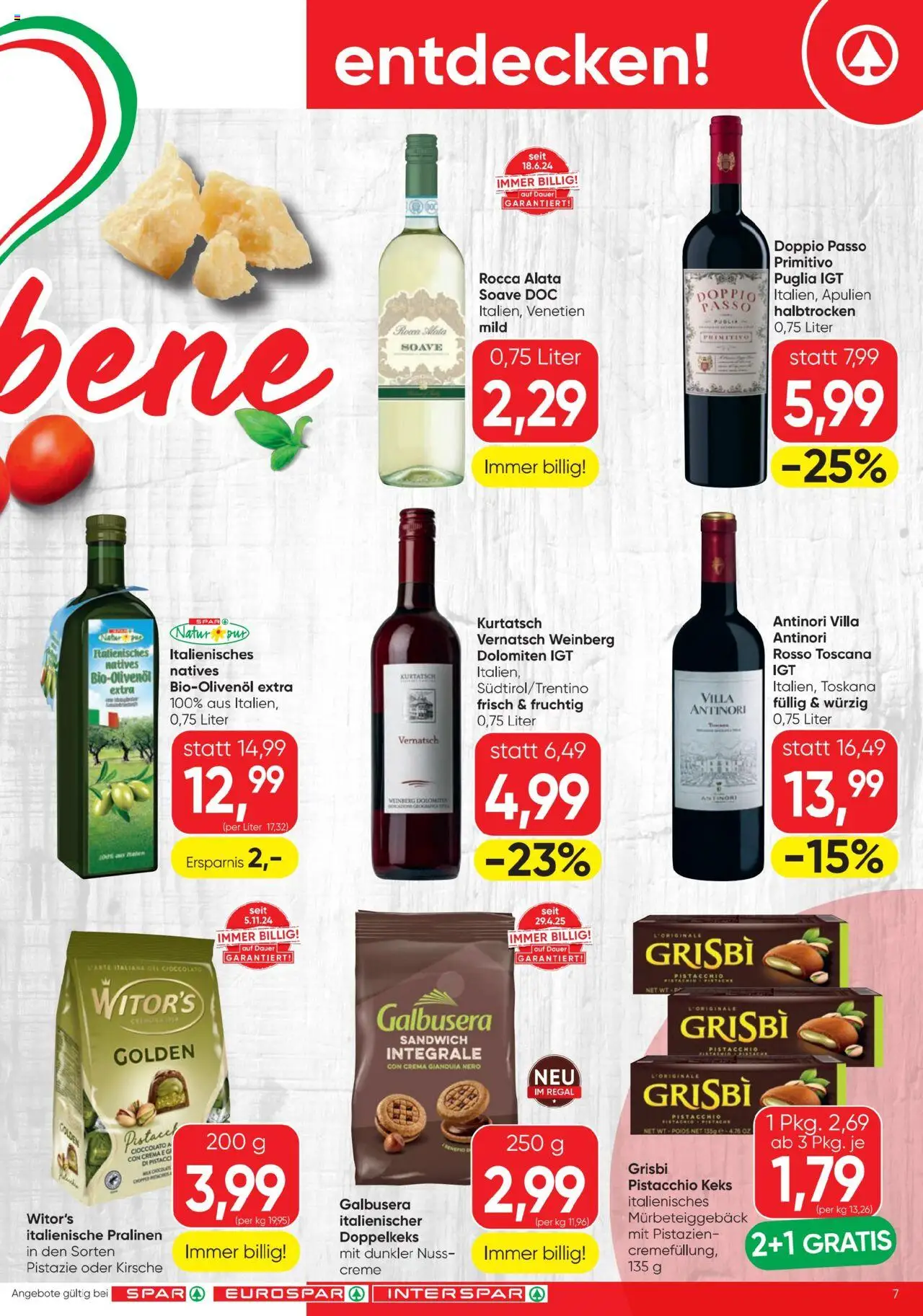 Spar Flugblatt gültig ab 03.07.2025 | Seite: 7 | Produkte: Rizsliszt, Regal, Creme
