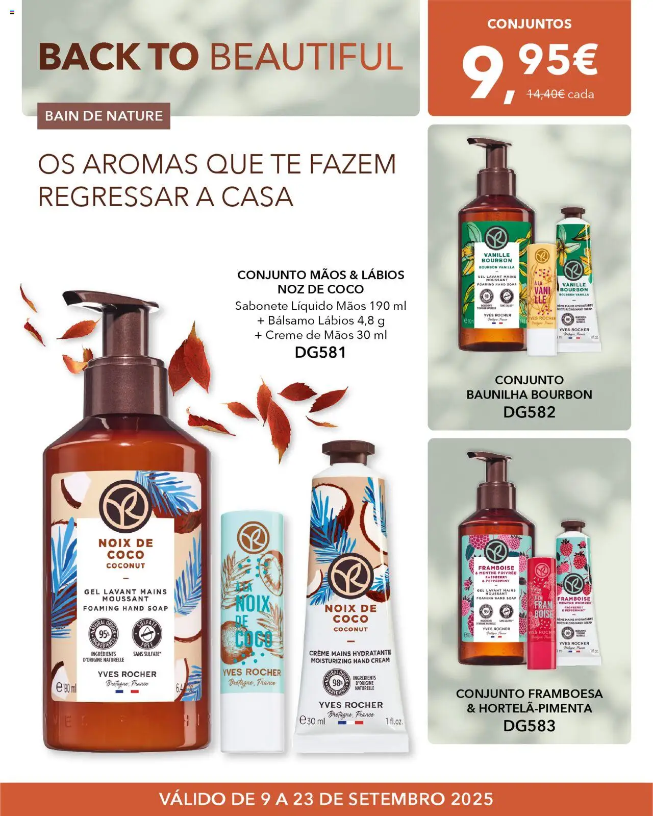 Yves Rocher Back to beautiful  │ válido de 09.09.2025 | Página: 6 | Produtos: Sabonete líquido, Sabonete, Creme