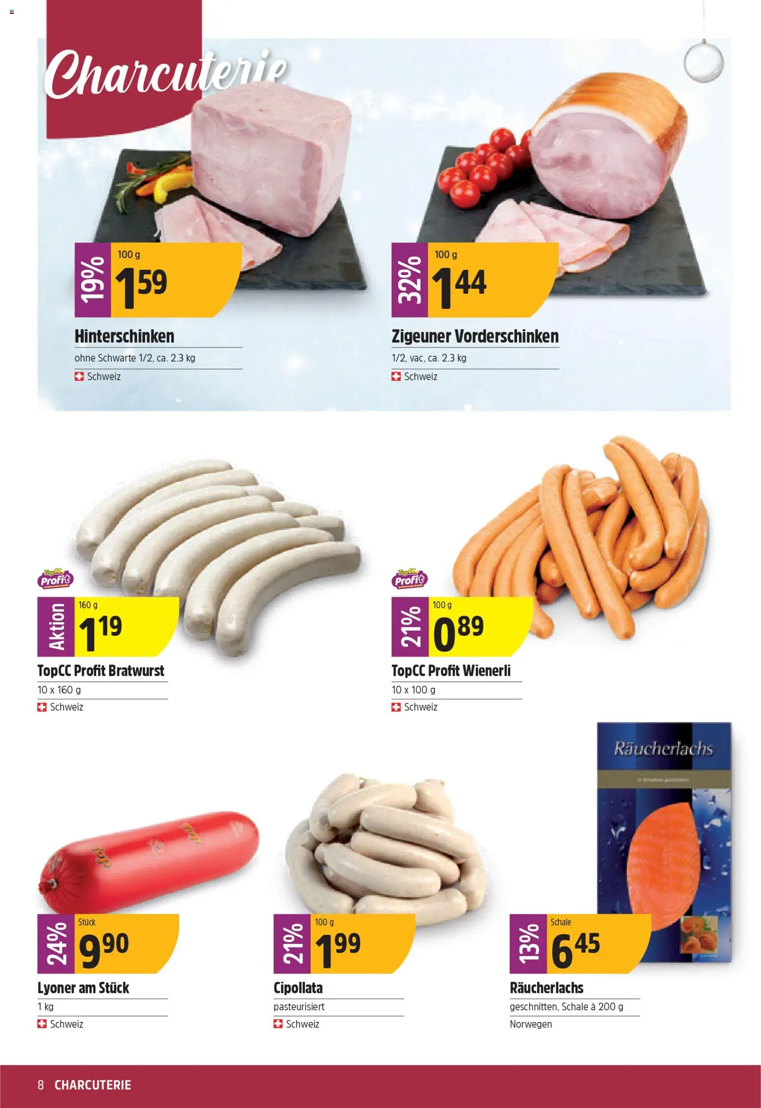 TopCC Aktionen – gültig ab 15.12.2025 | Seite: 8 | Produkte: Räucherlachs
