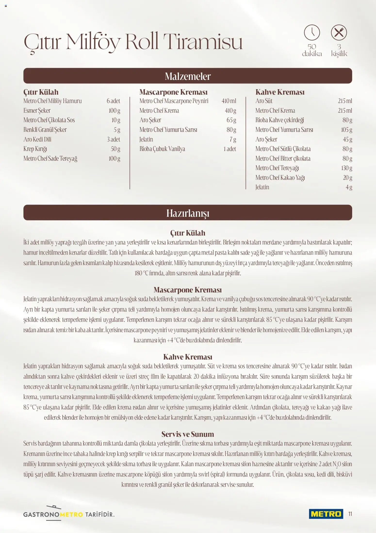 Metro - Pastacılık Kataloğu - 06.04.2026 tarihinden itibaren geçerlidir | Sayfa: 11 | Ürünler: Blender, Tereyağı, Yumurta, Esmer şeker