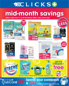 Clicks specials catalogue – valid from 11.11.2025