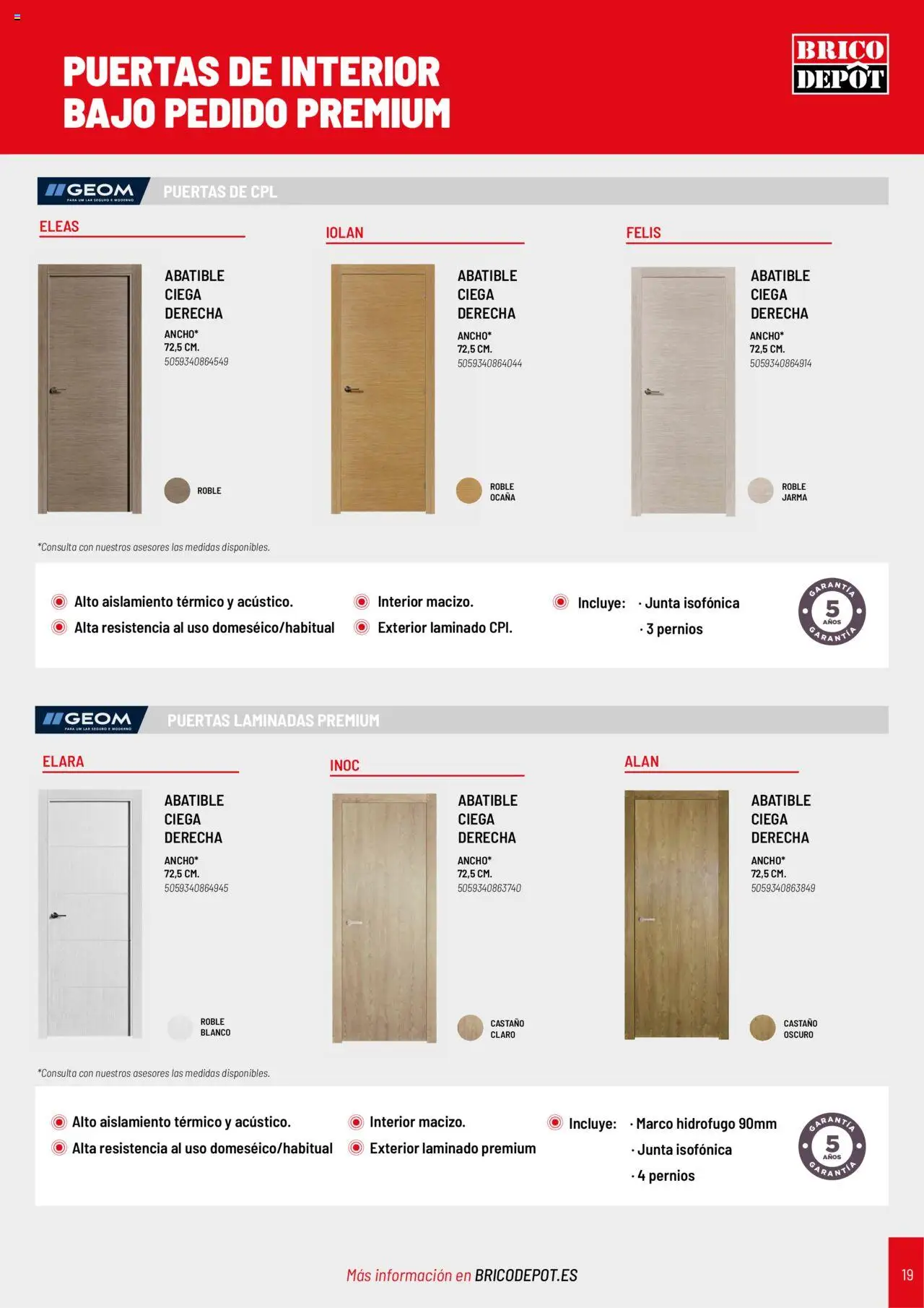 Brico Depôt Puertas y ventanas │ válido desde el 23.07.2025 | Página: 19